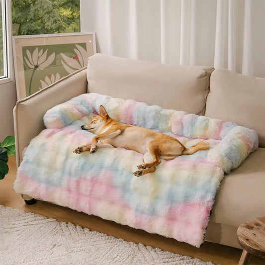 Plush Dog Bed & Couch Protector – the Ultimate Cozy Haven for Your Pup